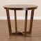Baxton Studio Alayna Walnut Brown Finished 35-Inch-Wide Round Wood Dining Table 169-10897 - alternate 6